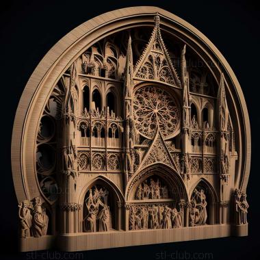 3D model notre dame (STL)